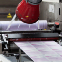 Drukkerijen Sector voeding kleuren labelprinter